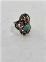 Anello Argento Raro Donna in Argento Malachite ARGRA61